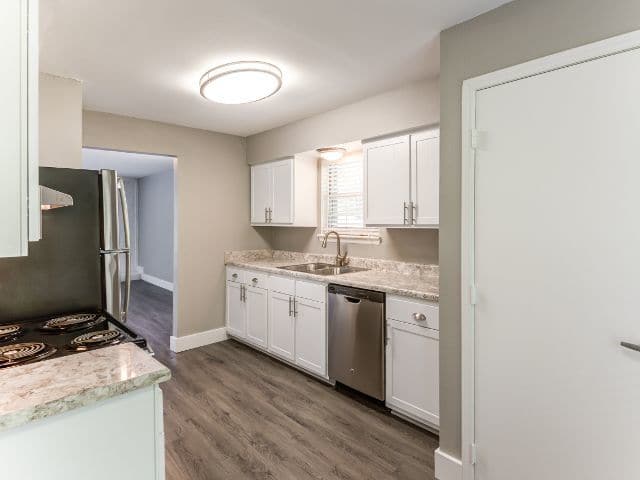 Kitchen at Six Forks Station in Raleigh