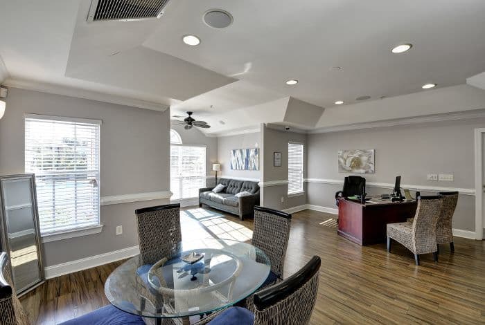 The community club house at The Park at Riverview
