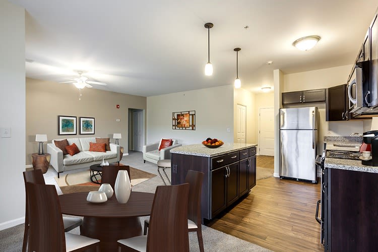 Spacious floor plans at Ethan Pointe Apartments in Rochester, New York