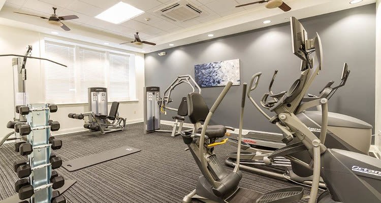 Ethan Pointe Apartments fitness center in Rochester, New York
