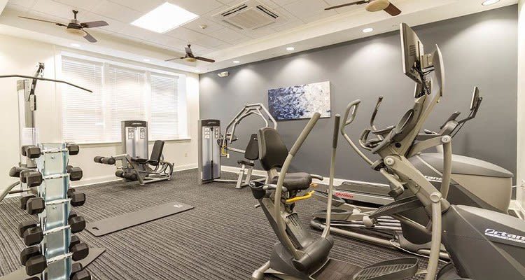 Ethan Pointe Apartments fitness center in Rochester, NY