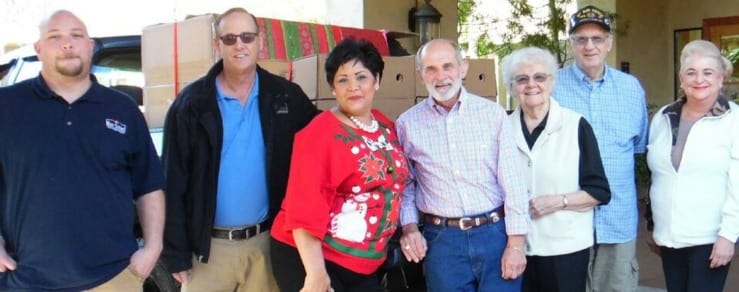 Happy employees at the senior living community in Carmichael