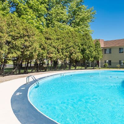 Swimming pool at Imperial North Apartments in Rochester, NY