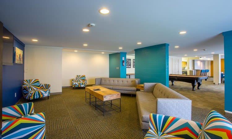 Clubhouse interior at Riverton Knolls