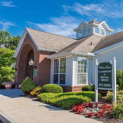 Clubhouse and rental office at Webster Green in Webster, NY