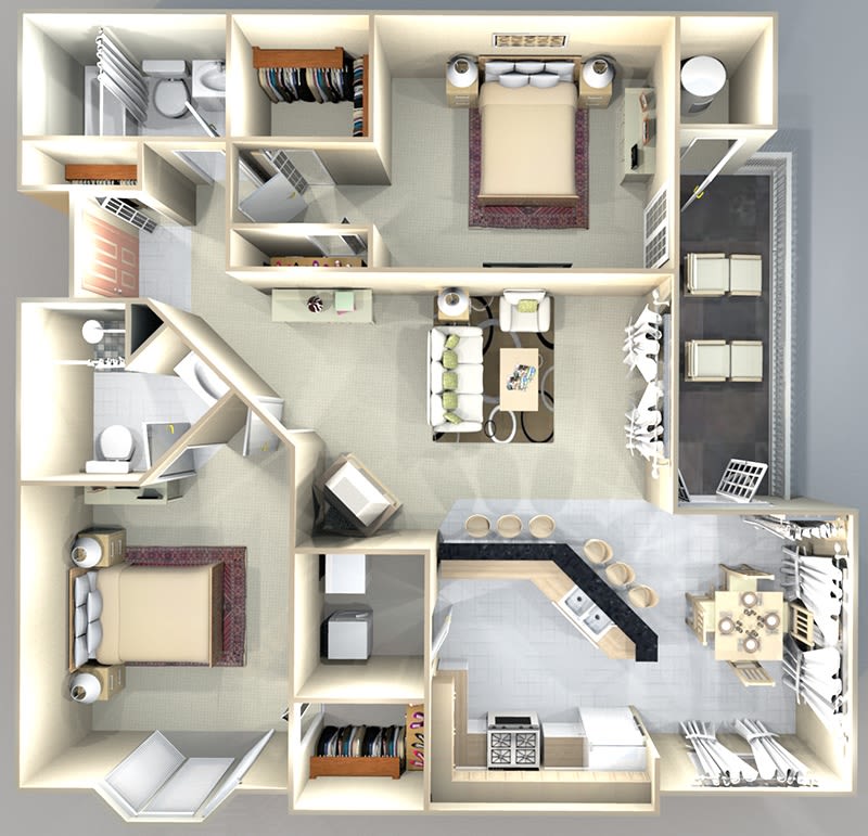 Luxury 1 2 3 Bedroom Apartments In Cordova Tn