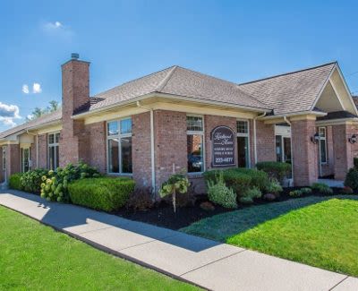 Leasing office at Knollwood Manor Apartments in Fairport
