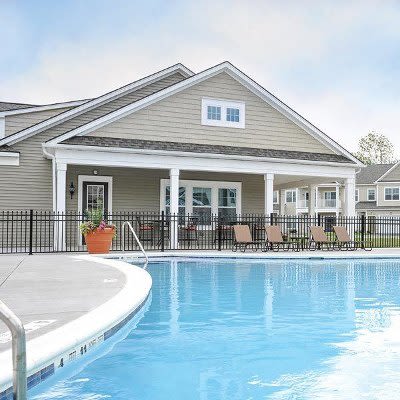 Pool at Union Square Apartments in North Chili, New York