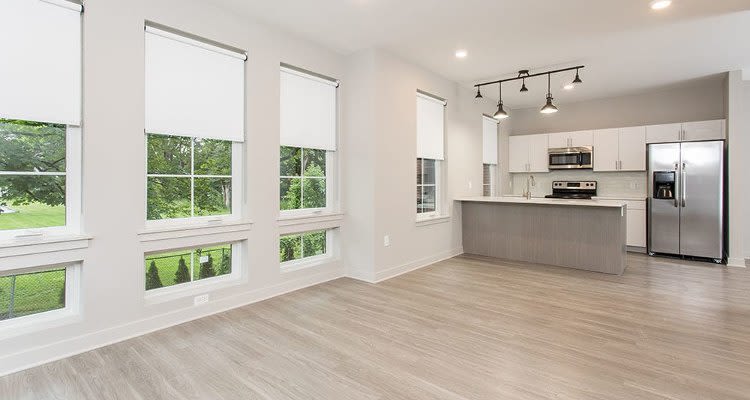Upgraded kitchen and living room at 933 the U