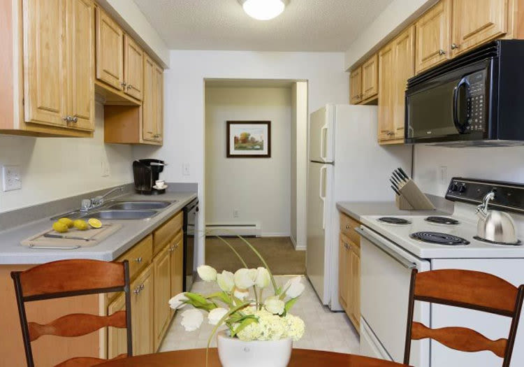 Our apartments in Rochester, NY showcase a beautiful kitchen