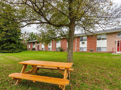 Exterior view at Glenbrook Manor Apartments in Rochester, NY