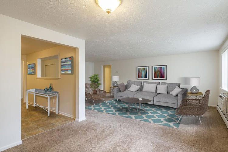 Our apartments in Fairport, NY have a cozy living room