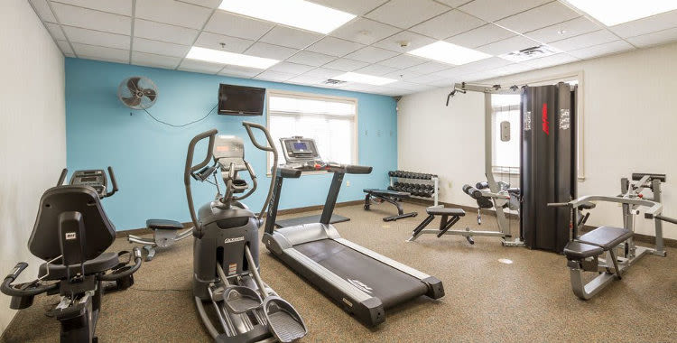 Stay healthy in our fitness center at Highview Manor Apartments
