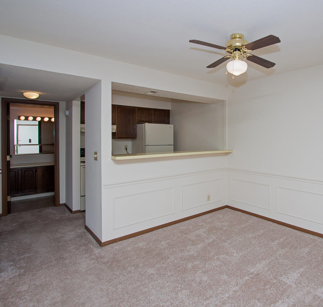 Open floor plan layouts give you plenty of possibilities at Bavarian Woods