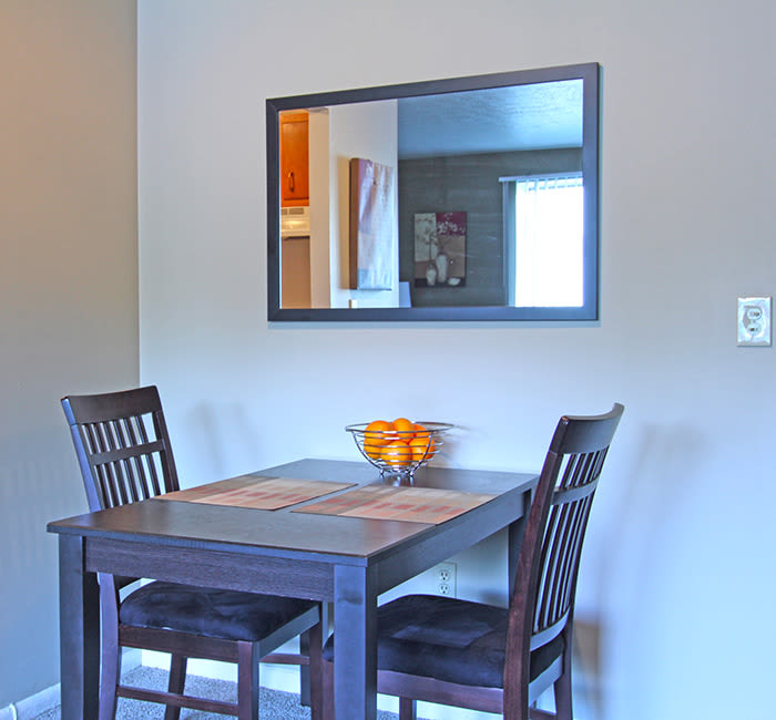 Breakfast nook in Columbus Park apartment home