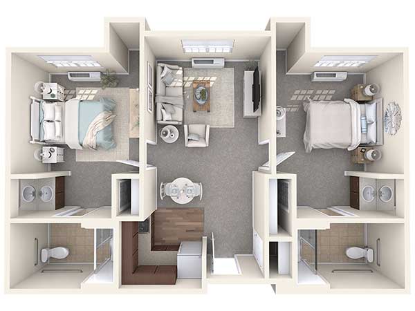 Senior Living Floor Plans The Oxford Grand Assisted Living