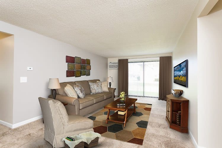 Spacious floor plans at Crossroads Apartments in Spencerport, NY