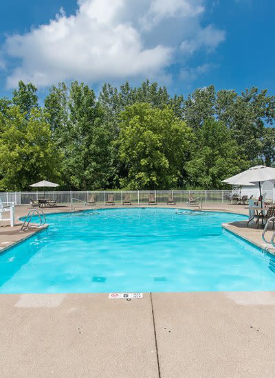Pool at Willowbrooke Apartments and Townhomes in Brockport, New York