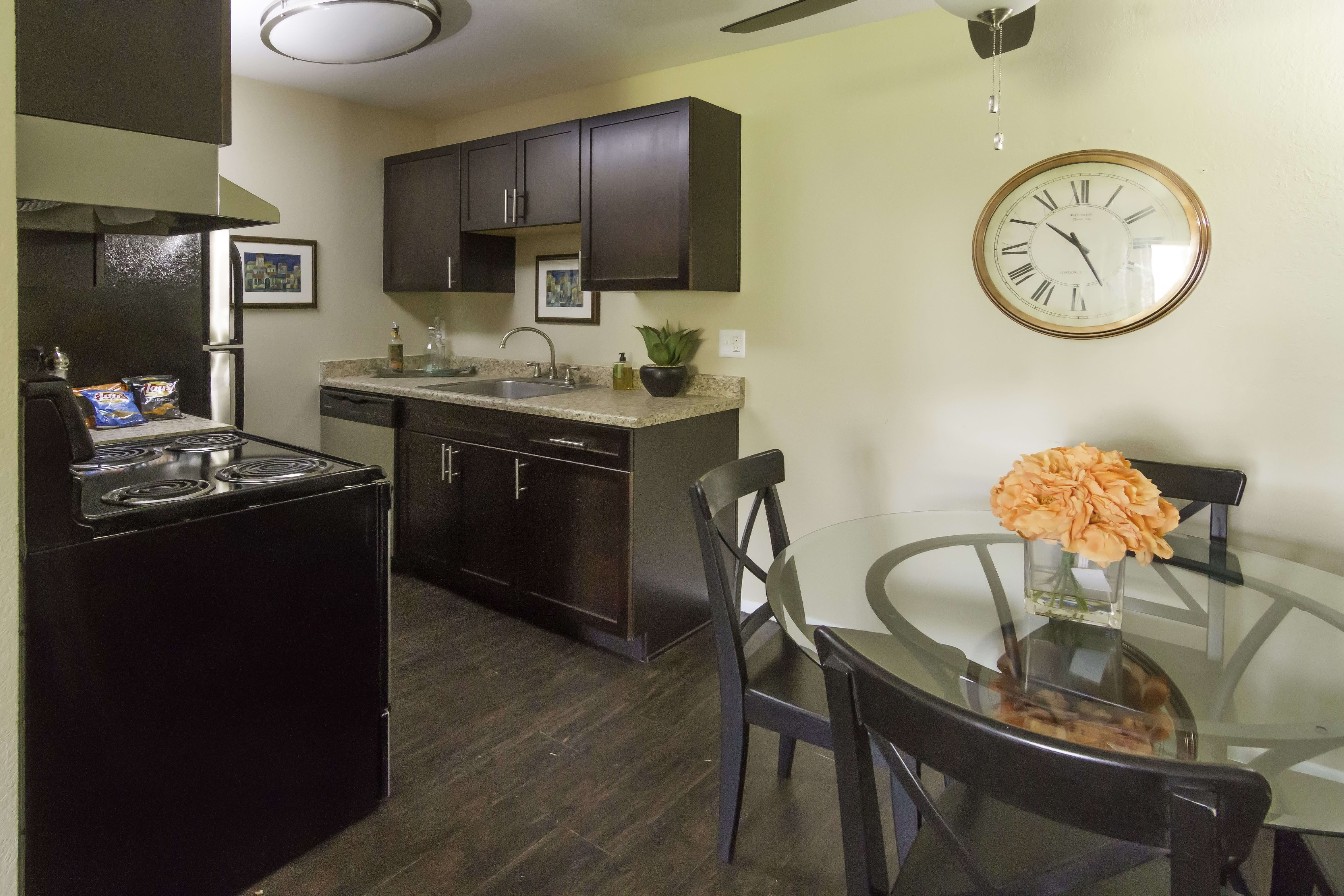 Empty bedroom at Callaway Apartments in Taylorsville
