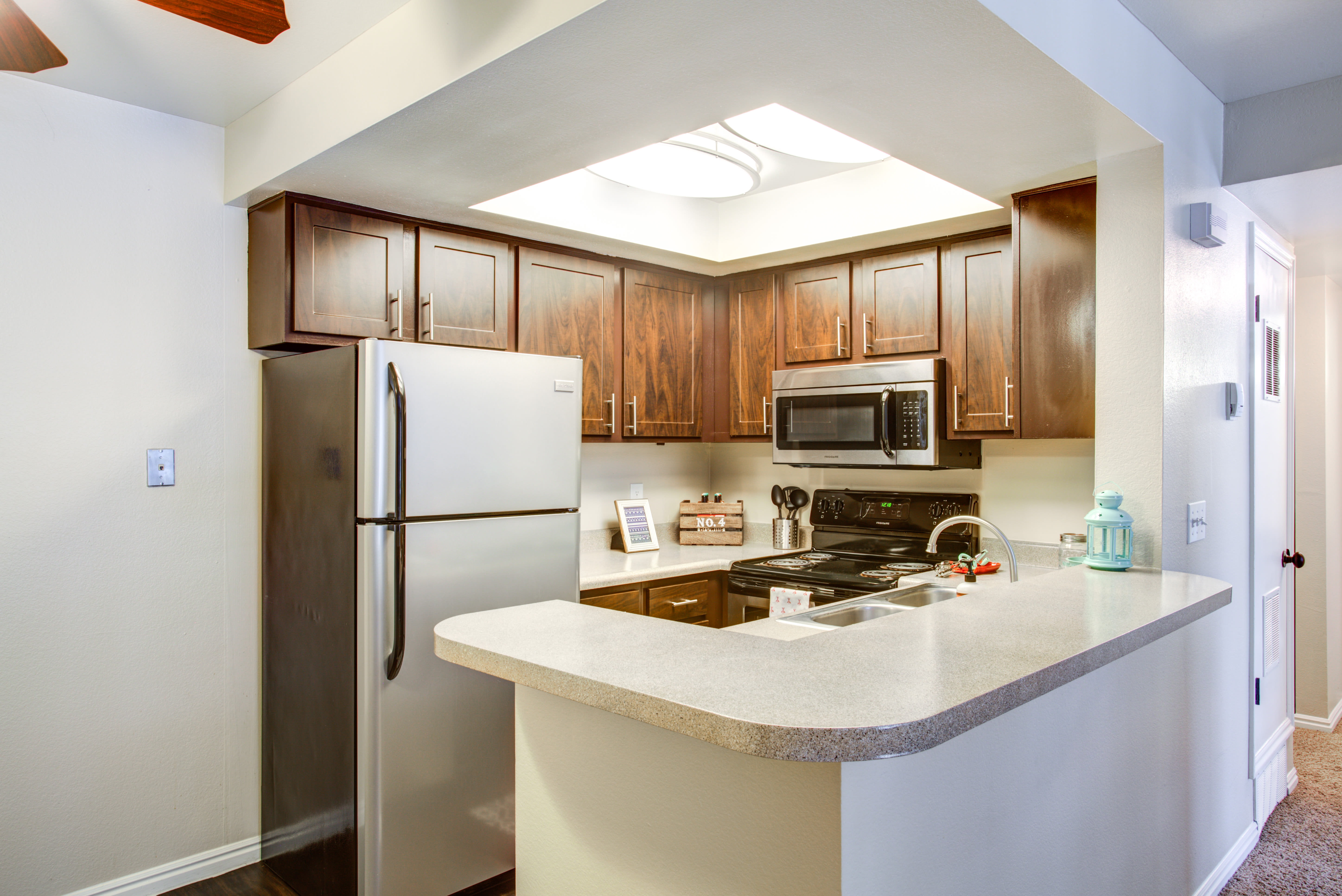 kitchen at Royal Farms Apartments in Salt Lake City,