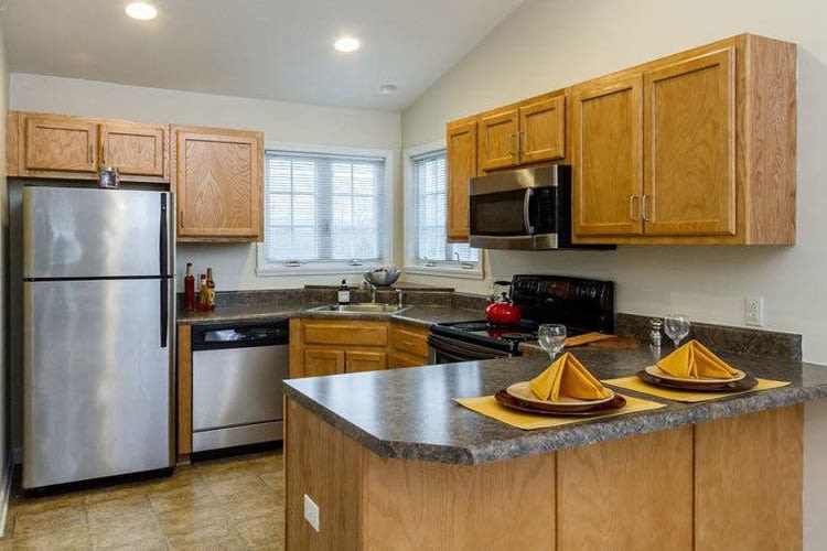 Our townhomes in Victor, NY showcase a beautiful kitchen
