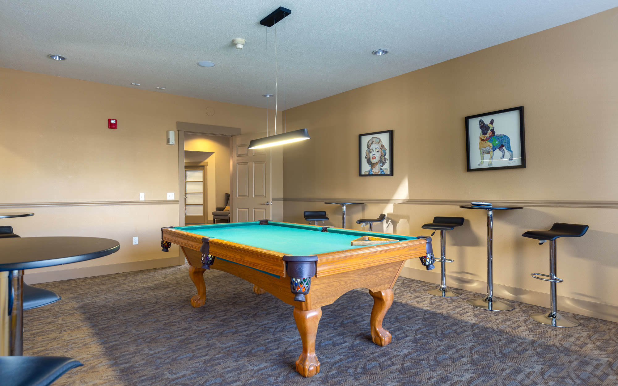 kitchen inside of a The Landings at Morrison Apartments home