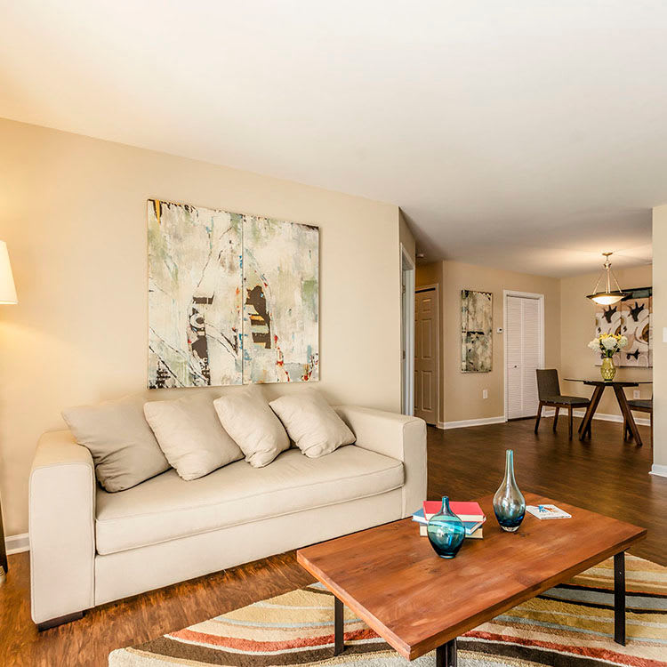 Modern, well-equipped kitchen at The Lakes at 8201 in Merrillville, Indiana