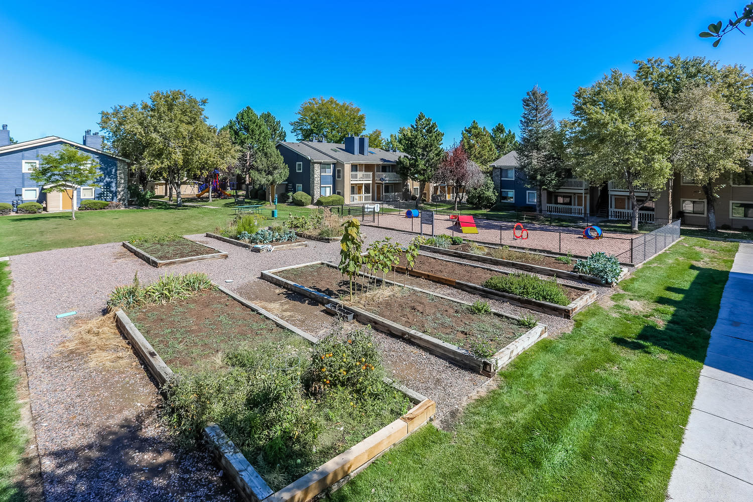 community clubhouse at City Center Station Apartments