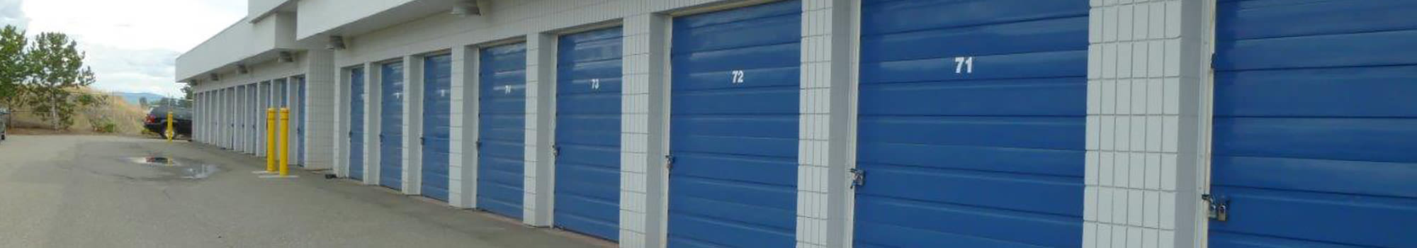 Unit sizes and prices at Budget Self Storage in Kamloops, British Columbia