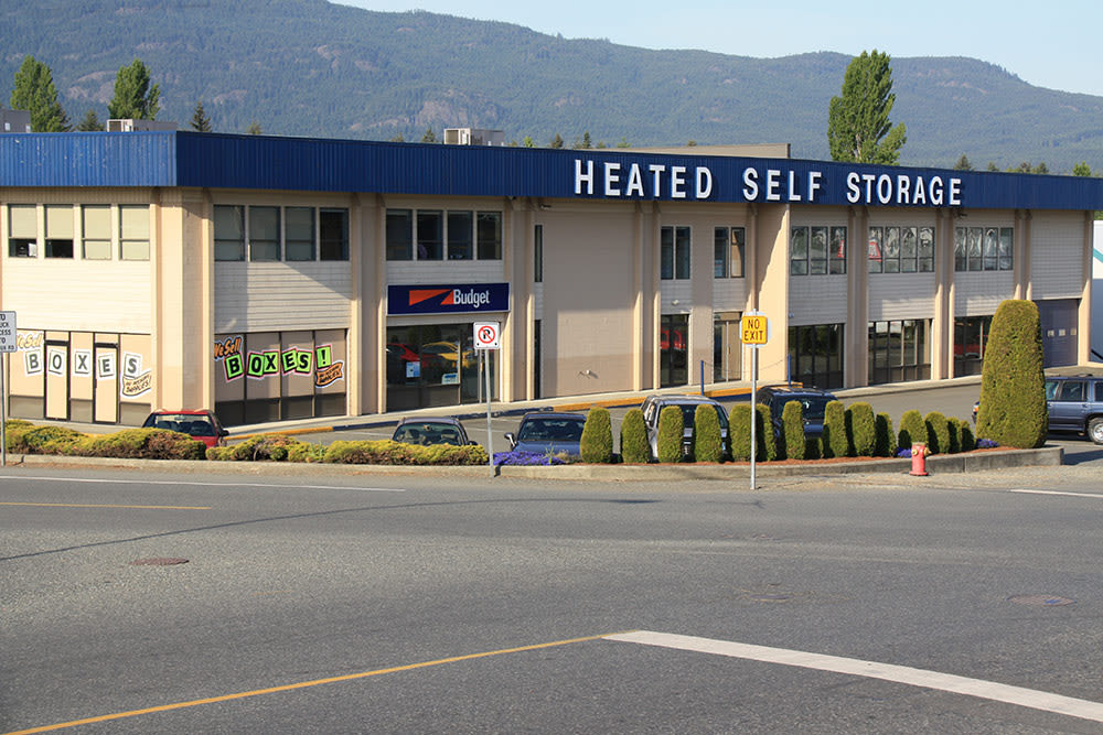 Exterior photo of Budget Self Storage in Nanaimo, British Columbia