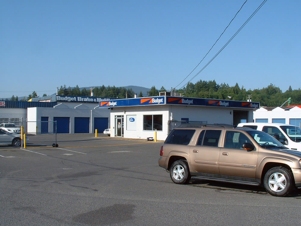 The office at Budget Self Storage in Duncan, British Columbia. 
