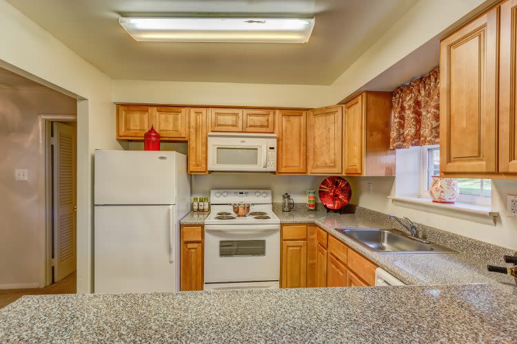 Kitchen at Woodacres Apartment Homes