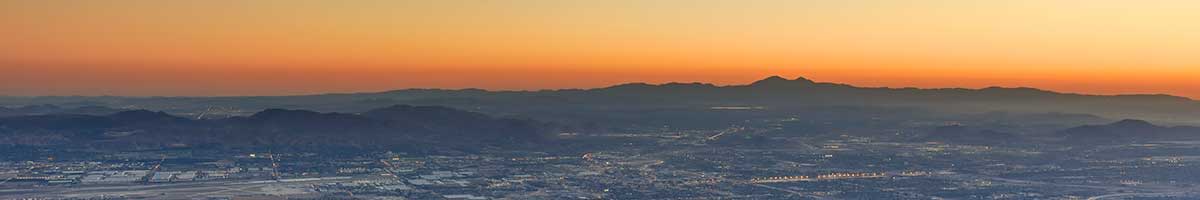Outside view in Rancho Cucamonga
