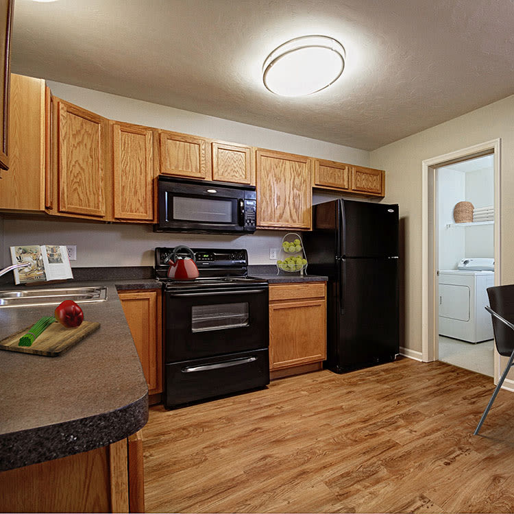 Kitchen at Lion's Gate Townhomes in Red Lion, PA