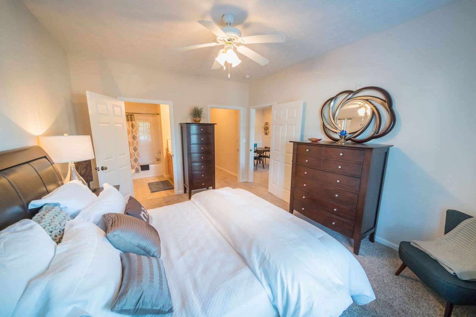 Haddon Place offers a natrually well-lit bedroom in McDonough, Georgia