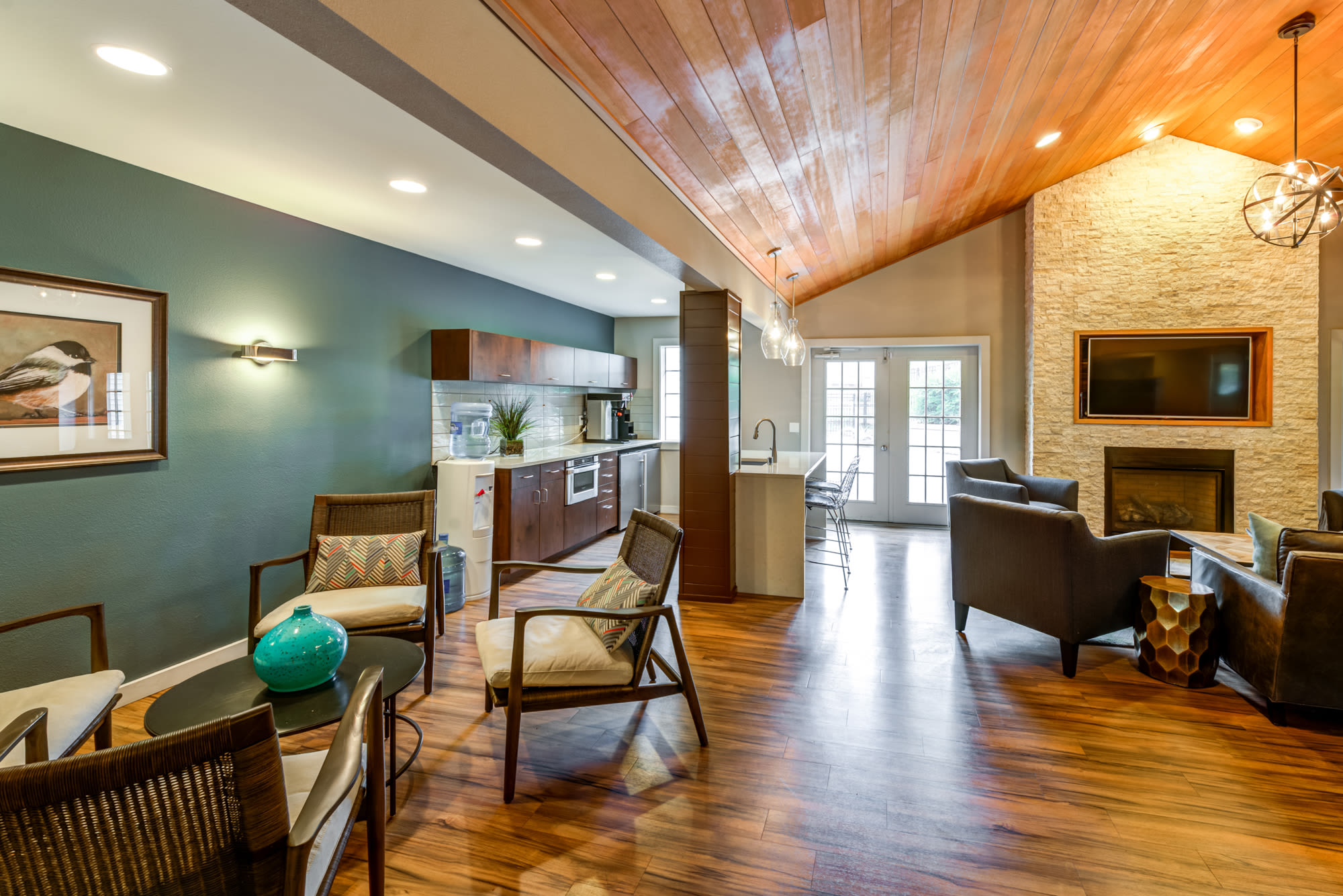 Resident Lounge at Olin Fields Apartments in Everett