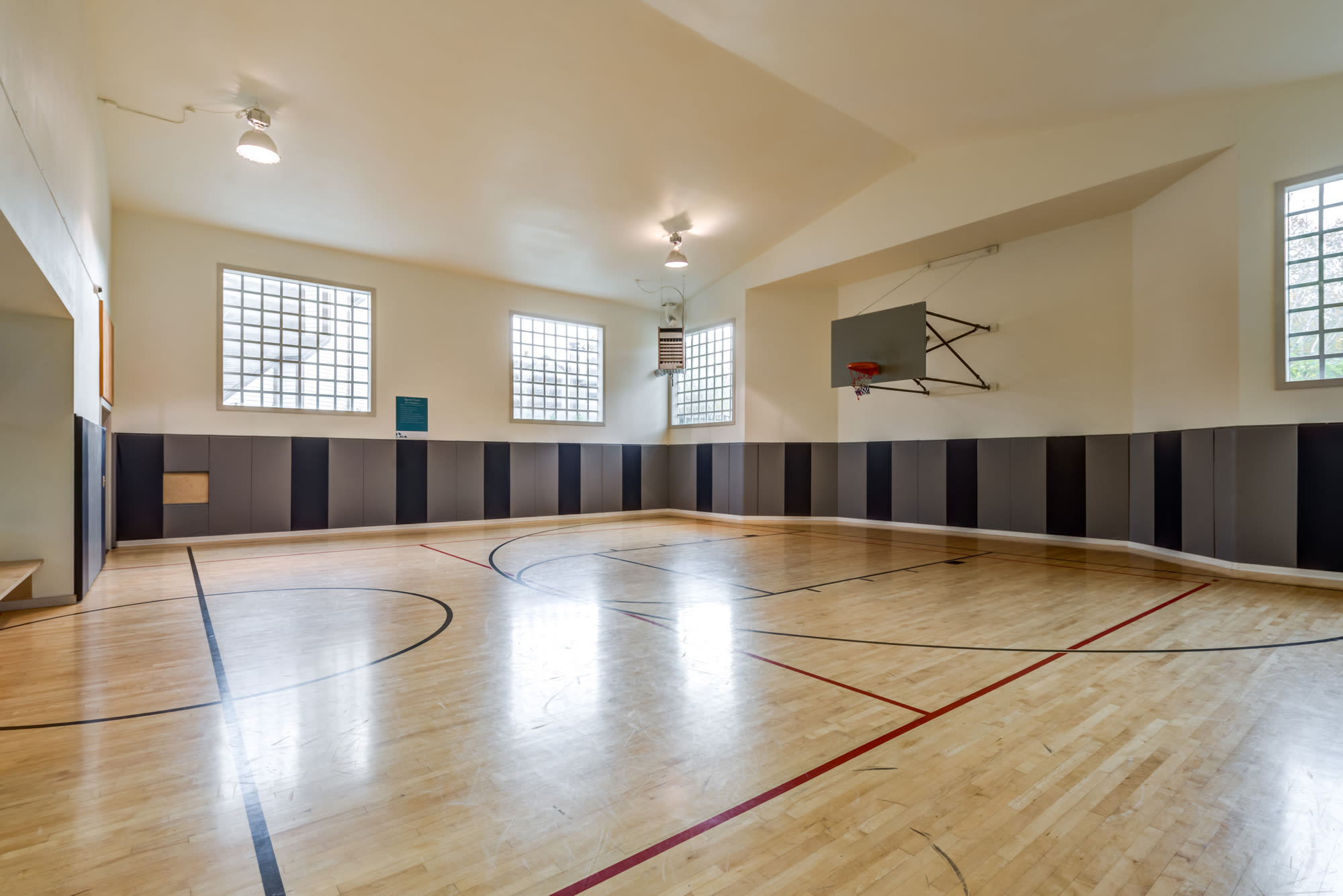 Basketball Court at Olin Fields Apartments in Everett