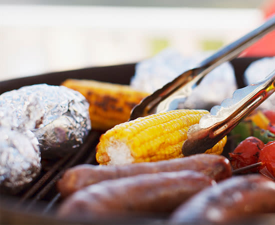 Grilling at Discovery Pointe in Calgary, Alberta