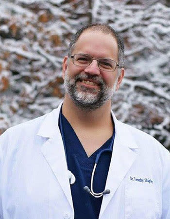 Veterinarian Tim Slajchert at Leader Heights Animal Hospital in York