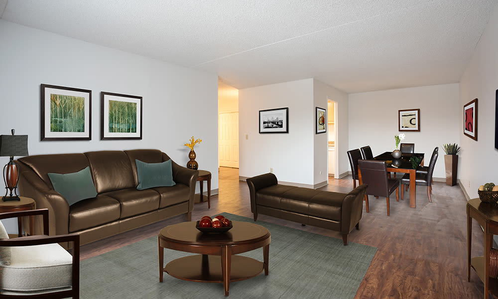 Full-equipped kitchen at Park Guilderland Apartments in Guilderland Center, NY