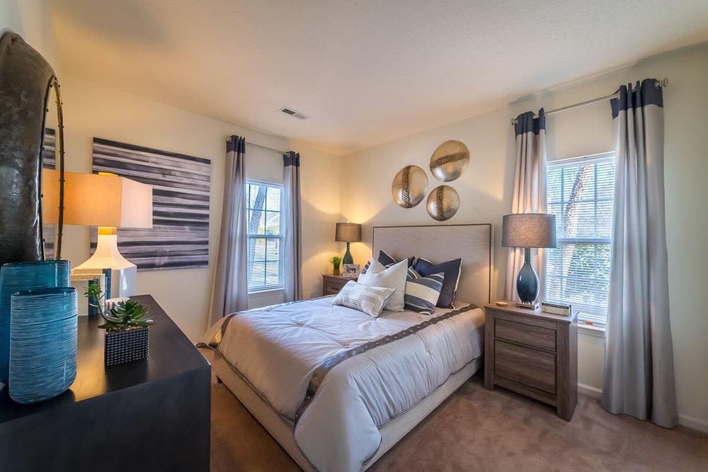 Beautiful bedroom at Highbrook in High Point, North Carolina