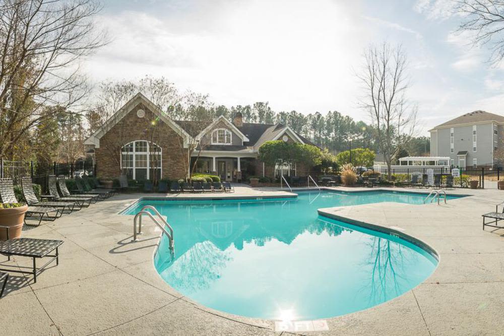Swimming pool at Polo Village in Columbia, South Carolina