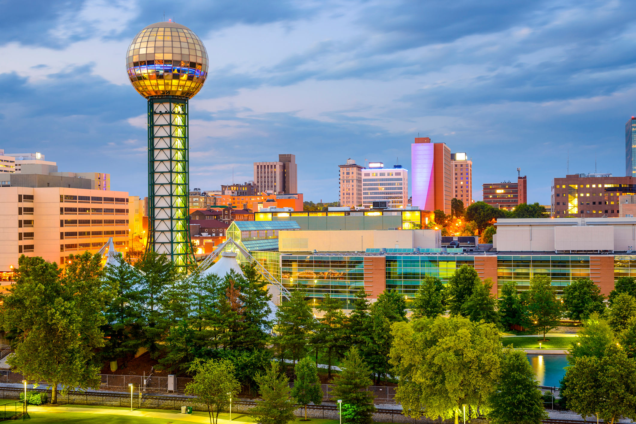 Stunning Knoxville, Tennessee skyline