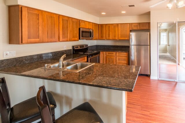 Carmel Woods offers a quiet kitchen in Modesto, California