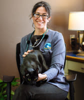 Dr. Sharla Ansorge at Kitsap Veterinary Hospital in Port Orchard, Washington