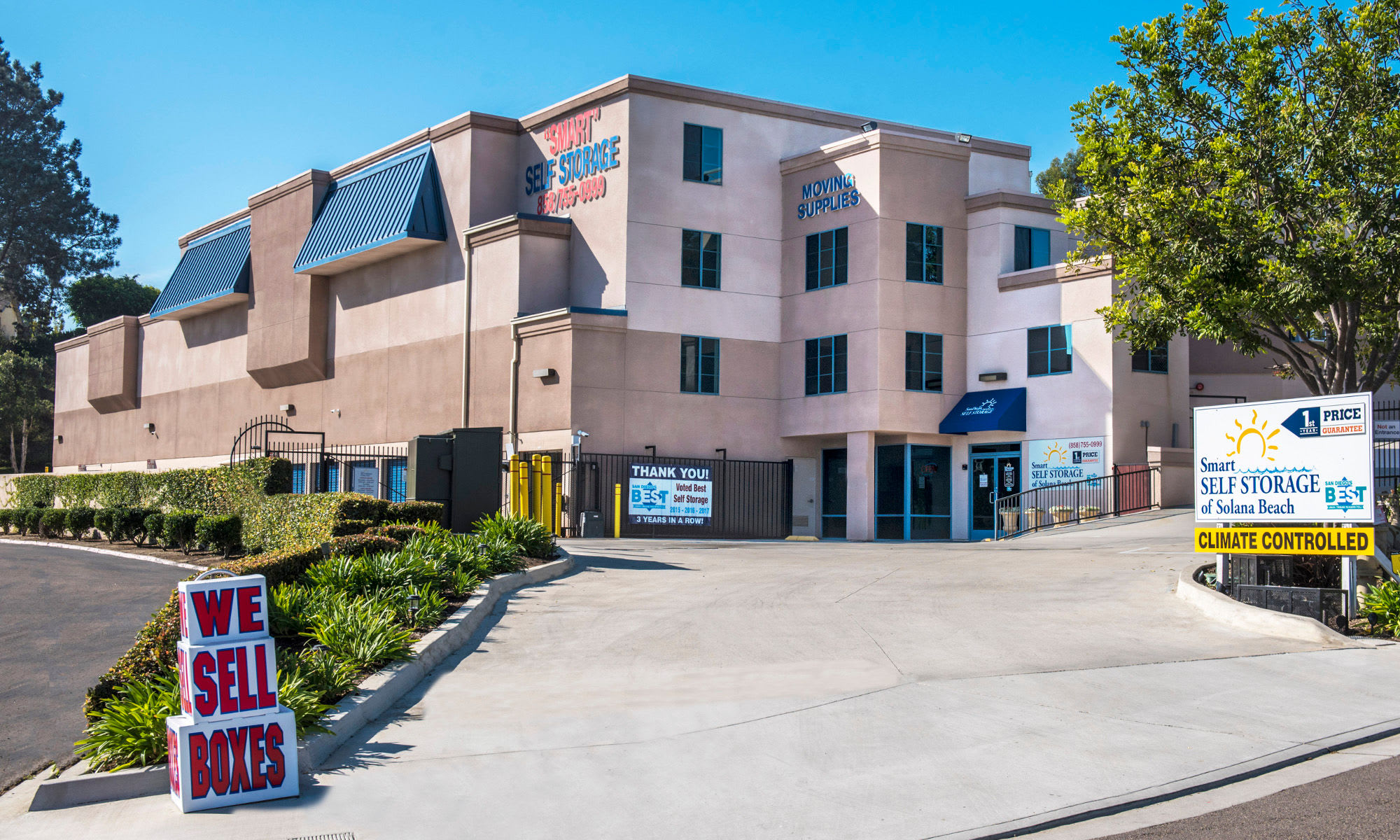 San Diego Self Storage is home of the 1st Year Price Guarantee.
