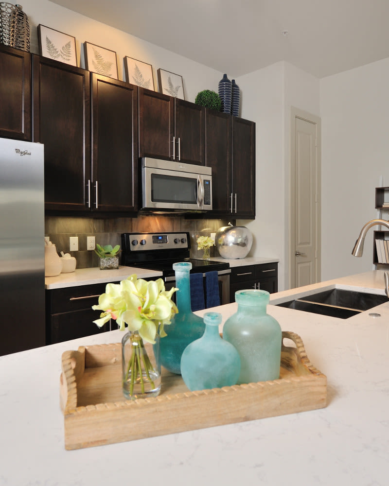 A walk-in closet at 422 At The Lake is a fashionista's dream come true.