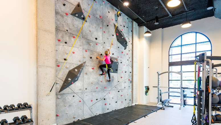Fitness center at Olmsted Nashville in Nashville, Tennessee