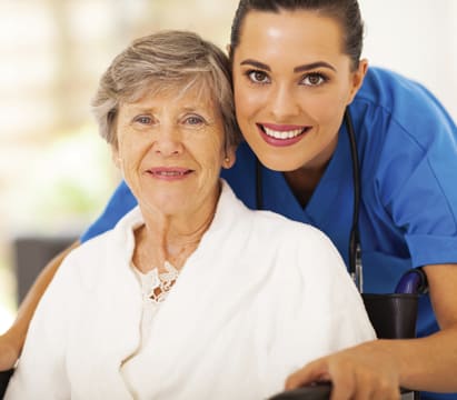 Resident and faculty at Sagewood at Daybreak and Assisted living in South Jordan