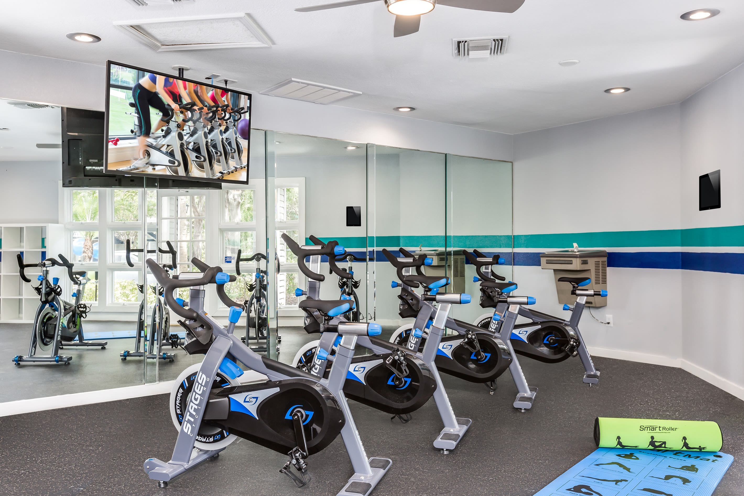 Plenty of stationary bikes found at Reserve at Lake Irene in Casselberry, Florida